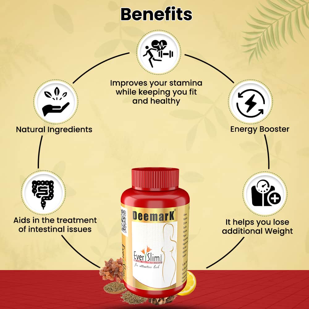 Ever Slim Herbal Capsules for Fat Burn & Weight Loss