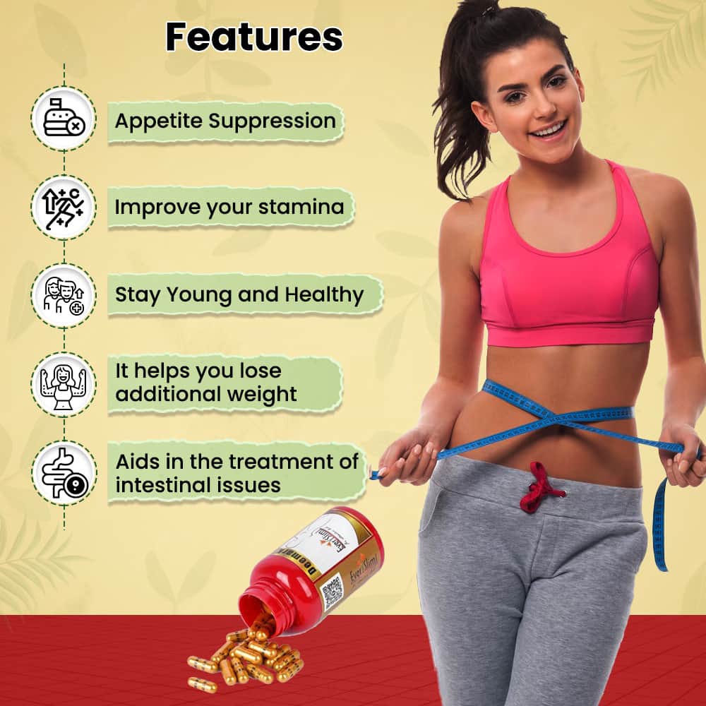 Ever Slim Herbal Capsules for Fat Burn & Weight Loss