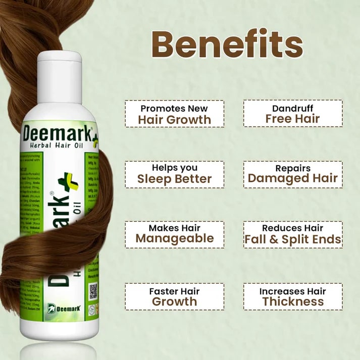 Herbal Hair Oil Plus for Healthy & Shiny Hair