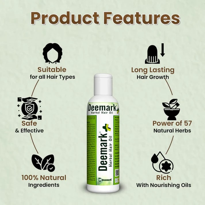 Herbal Hair Oil Plus for Healthy & Shiny Hair