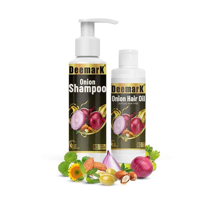 Onion Hair Oil & Shampoo for Fast Hair Growth