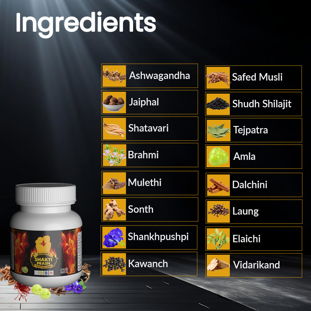 Shakti Prash - Ayurvedic Supplement For Men and Women to Enhance Better Performance and Desires Naturally